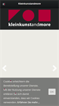 Mobile Screenshot of kleinkunstandmore.de
